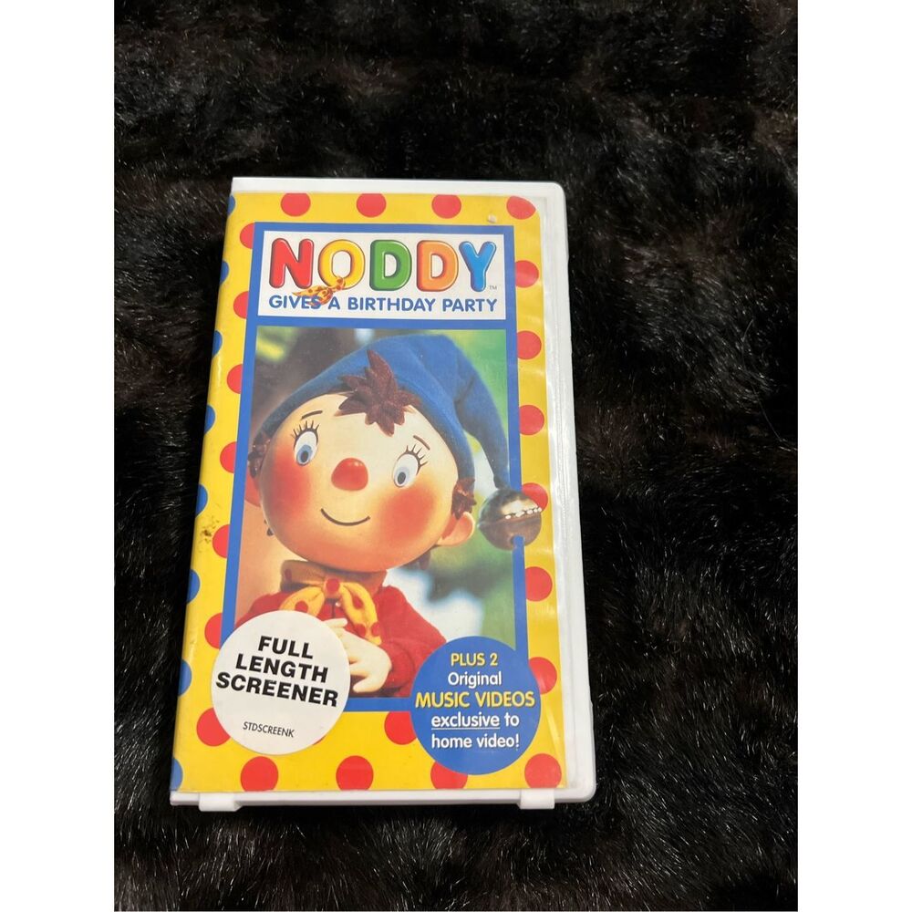 Noddy Gives A Birthday Party VHS 1998 (BBC‎ Animation Family Children’s